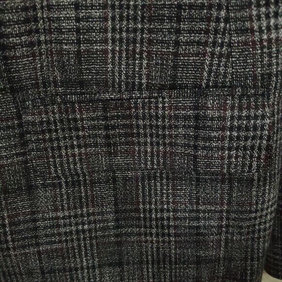 VTG Joseph Abboud Hamilton Soft Coat Blazer Jacket  42 R Windowpane Sport Coat - Picture 12 of 16